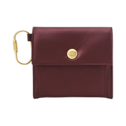 Athe Vanessabruno Jour Flap Wallet Burgundy