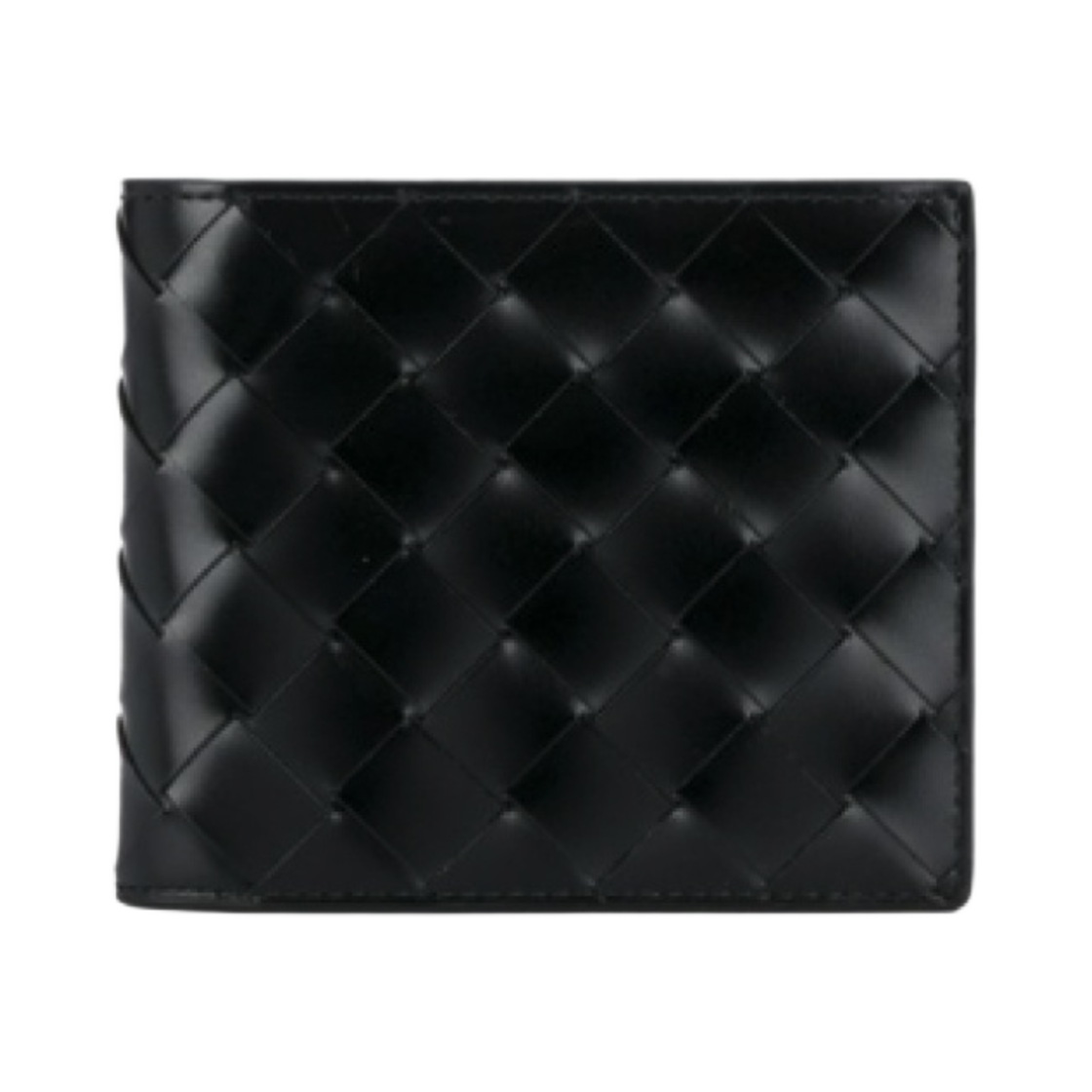 보테가 베네타 반지갑 블랙(Bottega Veneta Bi-Fold Wallet Black)