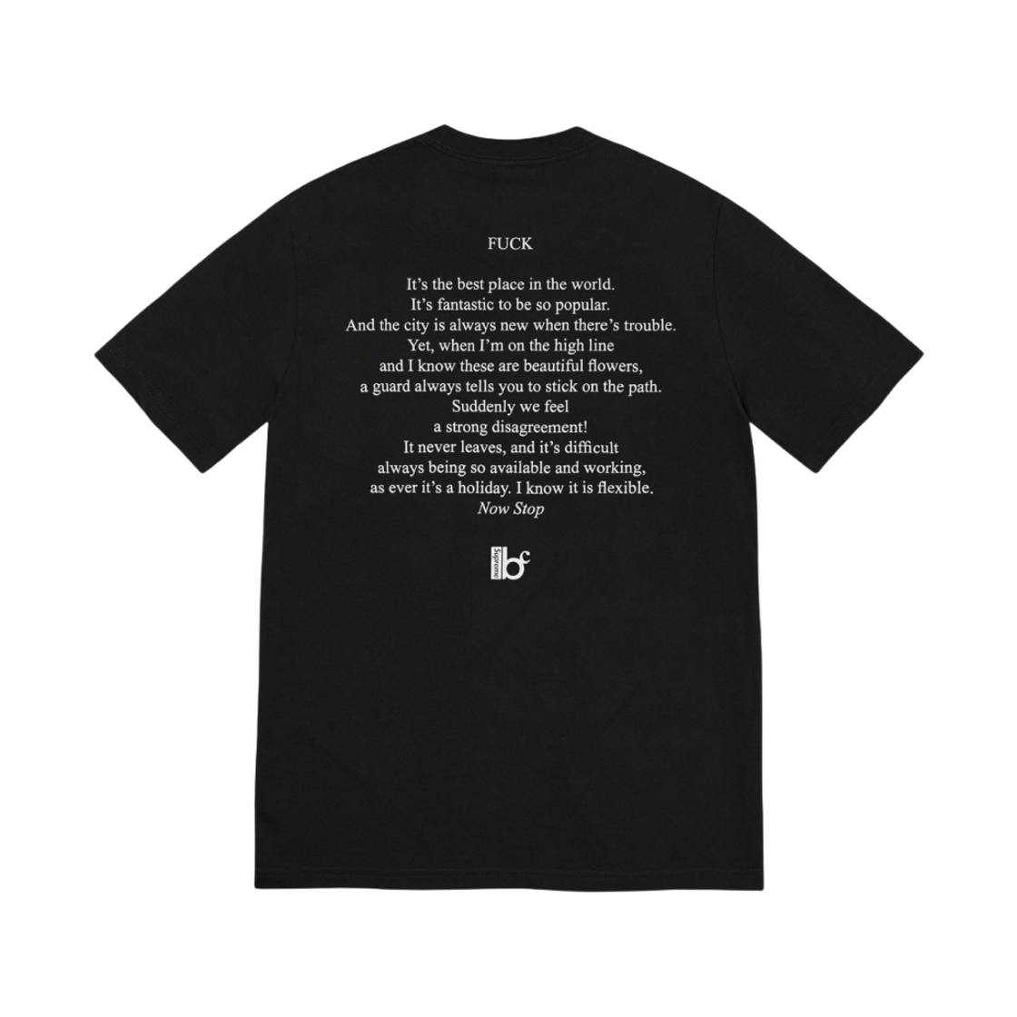 슈프림 x 베르나데트 코퍼레이션 퍽 티셔츠 블랙 - 23SS(Supreme x Bernadette Corporation Fuck T-Shirt Black - 23SS) - 2