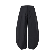 Amomento Women Curved Silhouette Pants Black - 25SS