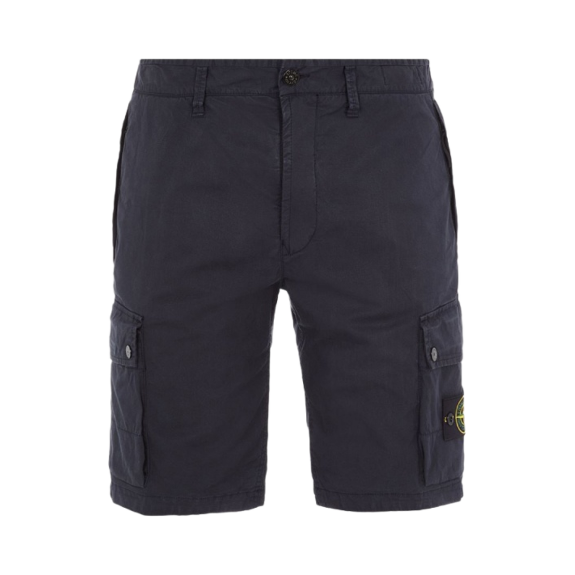 스톤 아일랜드 L1110 수피마 코튼 카고 버뮤다 쇼츠 네이비 블루 - 23SS(Stone Island L1110 Supima Cotton Cargo Bermuda Shorts Navy Blue - 23SS) - 1