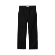(W) Carhartt WIP Black Pierce Double Knee Pants Black