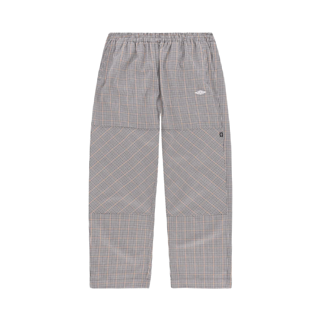 엄브로 x 슬램잼 체크 더블 니 팬츠 브라운 블랙 체크(Umbro x Slam Jam Checked Double Knee Pants Brown Black Check)