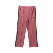 Needles Straight Track Pants Poly Smooth Smoke Pink