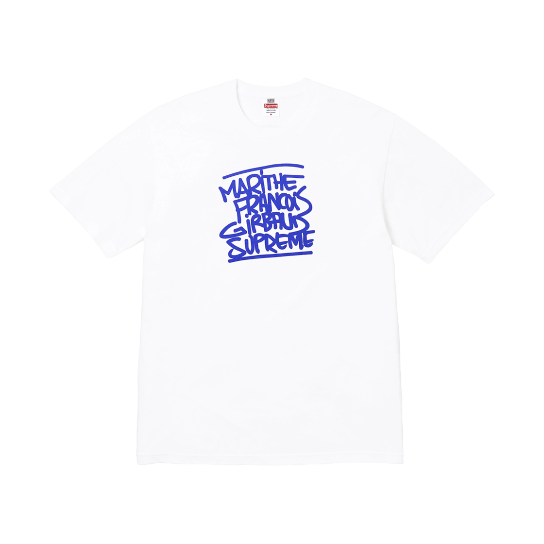 슈프림 x 마리떼 프랑소와 저버 티셔츠 화이트 - 25SS(Supreme x Marithe Francois Girbaud T-Shirt White - 25SS)