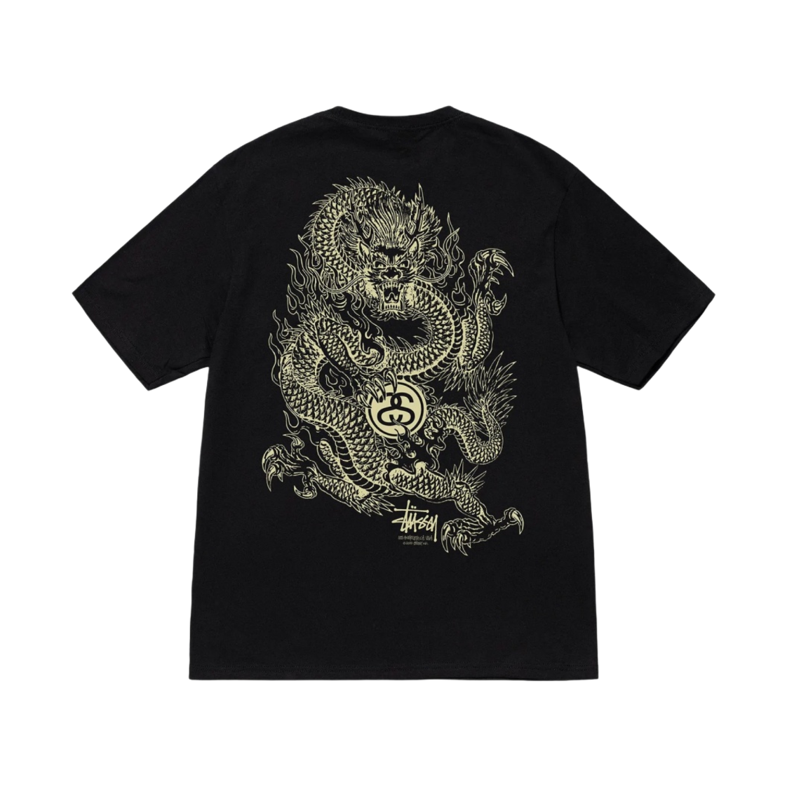 스투시 드래곤 티셔츠 블랙(Stussy Dragon T-Shirt Black) - 1