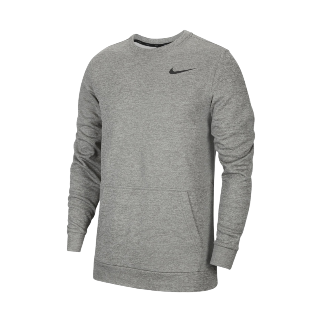 CU7272-063 Nike Therma-Fit Training Crew Sweatshirt Dark Grey Heather- Asia