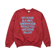 Thevinylhouse My House Sweatshirt Red