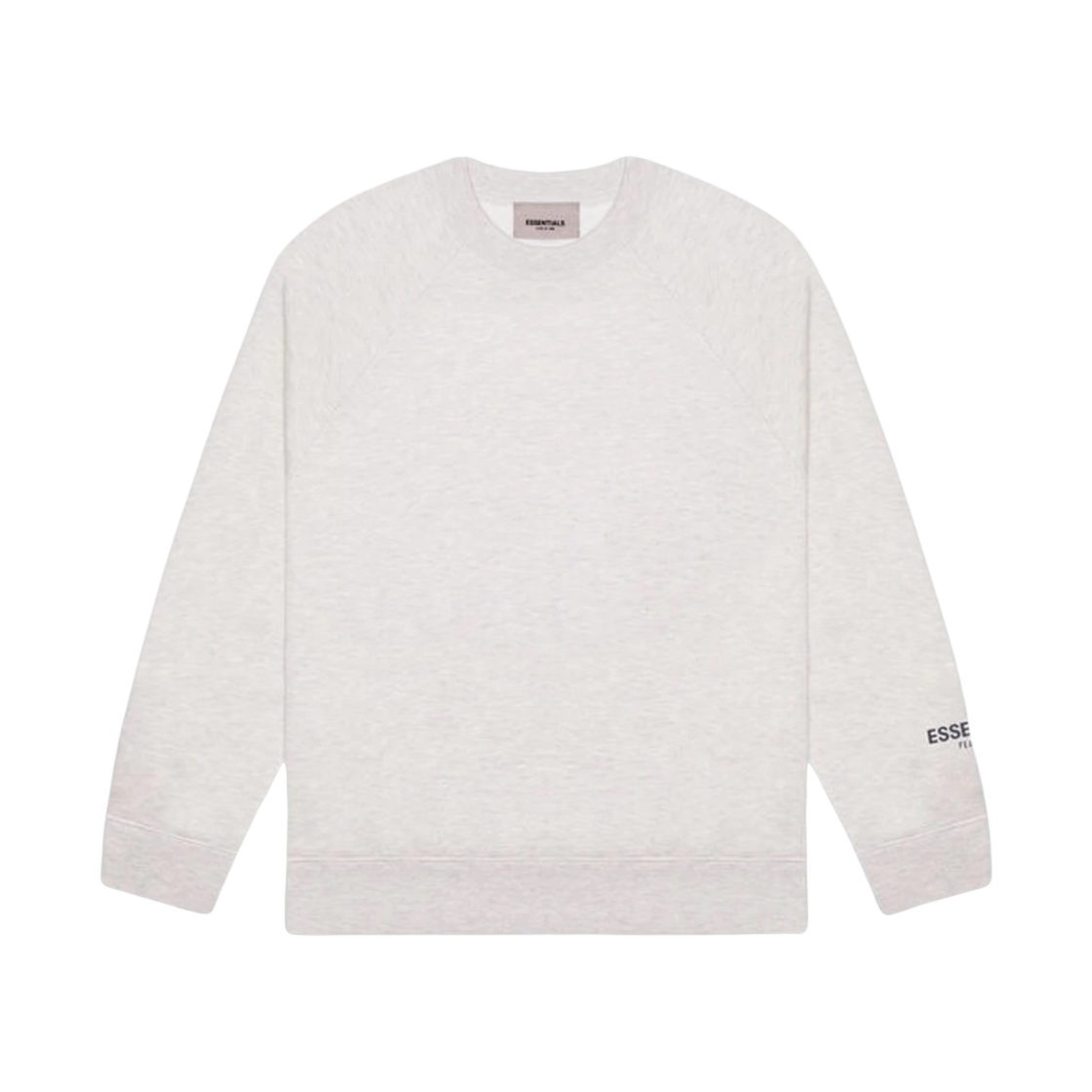 에센셜 플리스 크루넥 스웨트셔츠 헤더 그레이 - 20FW