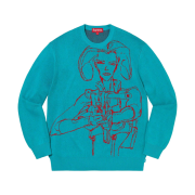 Supreme x Aeon Flux Sweater Cyan - 22SS