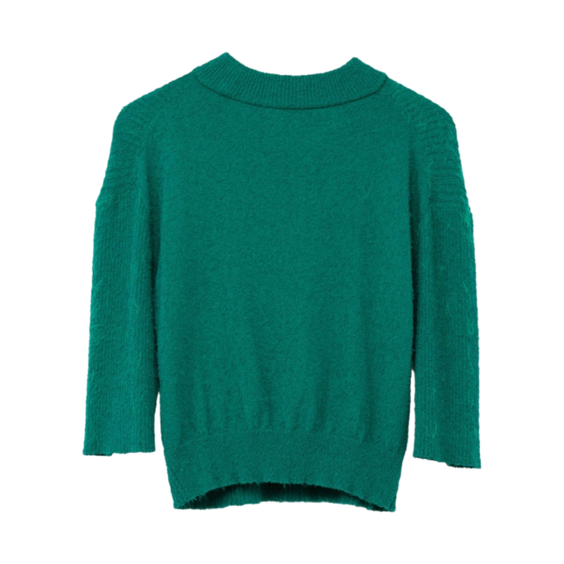 (W) 메종 미하라 야스히로 크롭 니트 그린((W) Maison Mihara Yasuhiro Cropped Knit Green) - 2