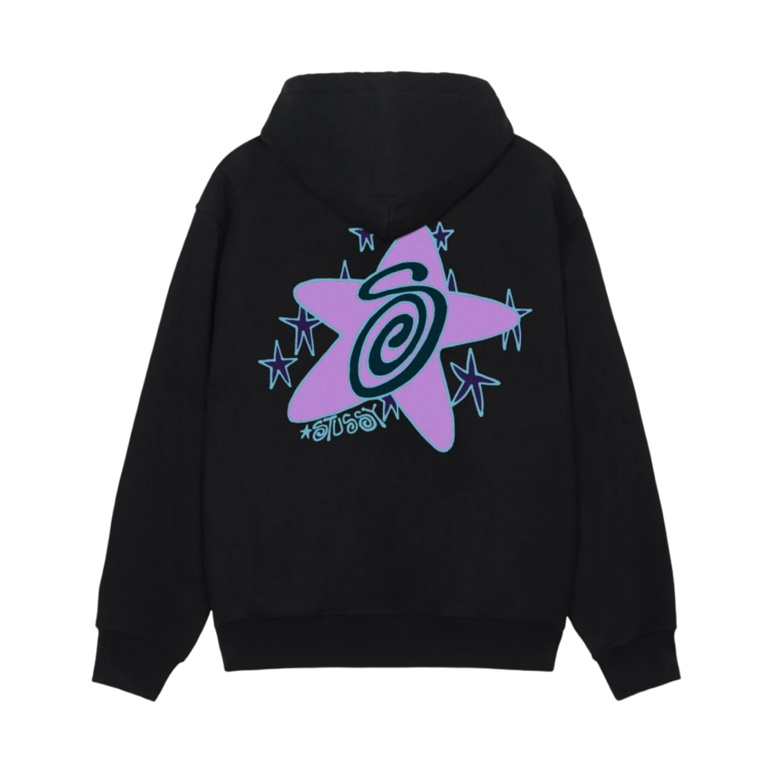 1924980 Stussy Galaxy Hoodie Black
