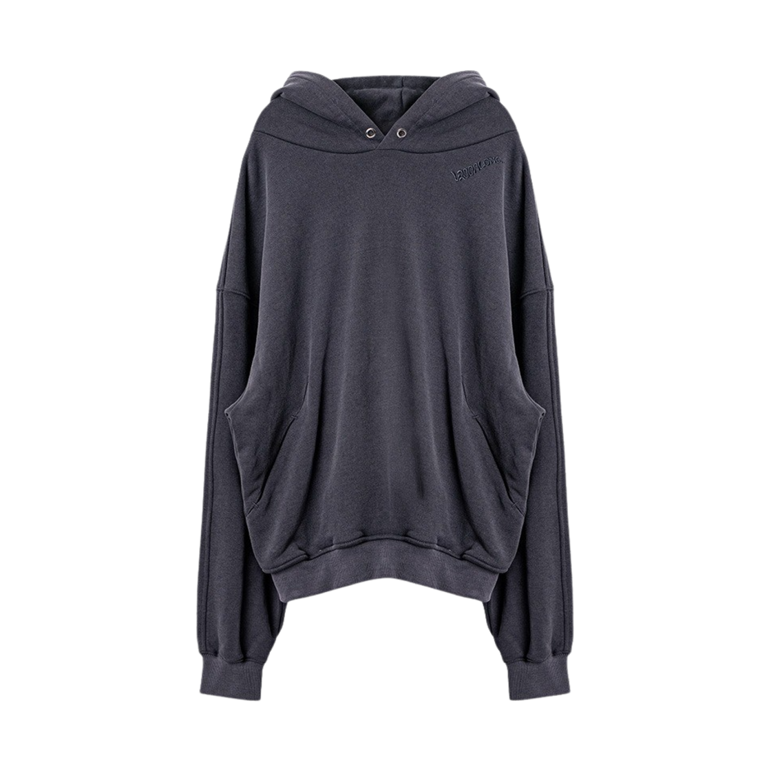 WL243JHD01UUPP MELLOW Oblique Line Hood Dusty Purple