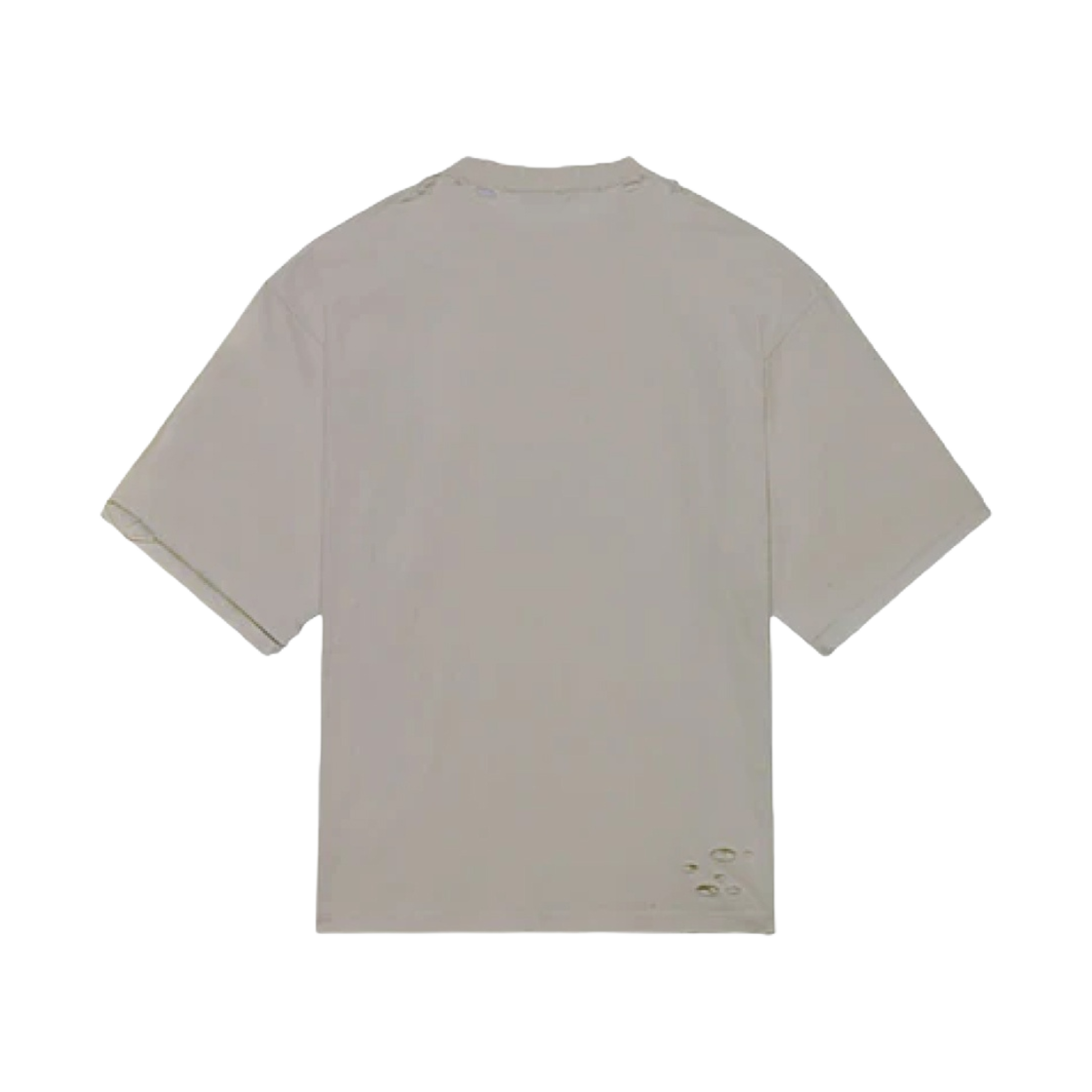 발렌시아가 디스트레스드 BB 픽셀 박시 핏 티셔츠 토프(Balenciaga Distressed BB Pixel Boxy Fit T-Shirt Taupe) - 2