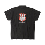 Balenciaga Antwerpen Inside Out Oversized T-Shirt Black