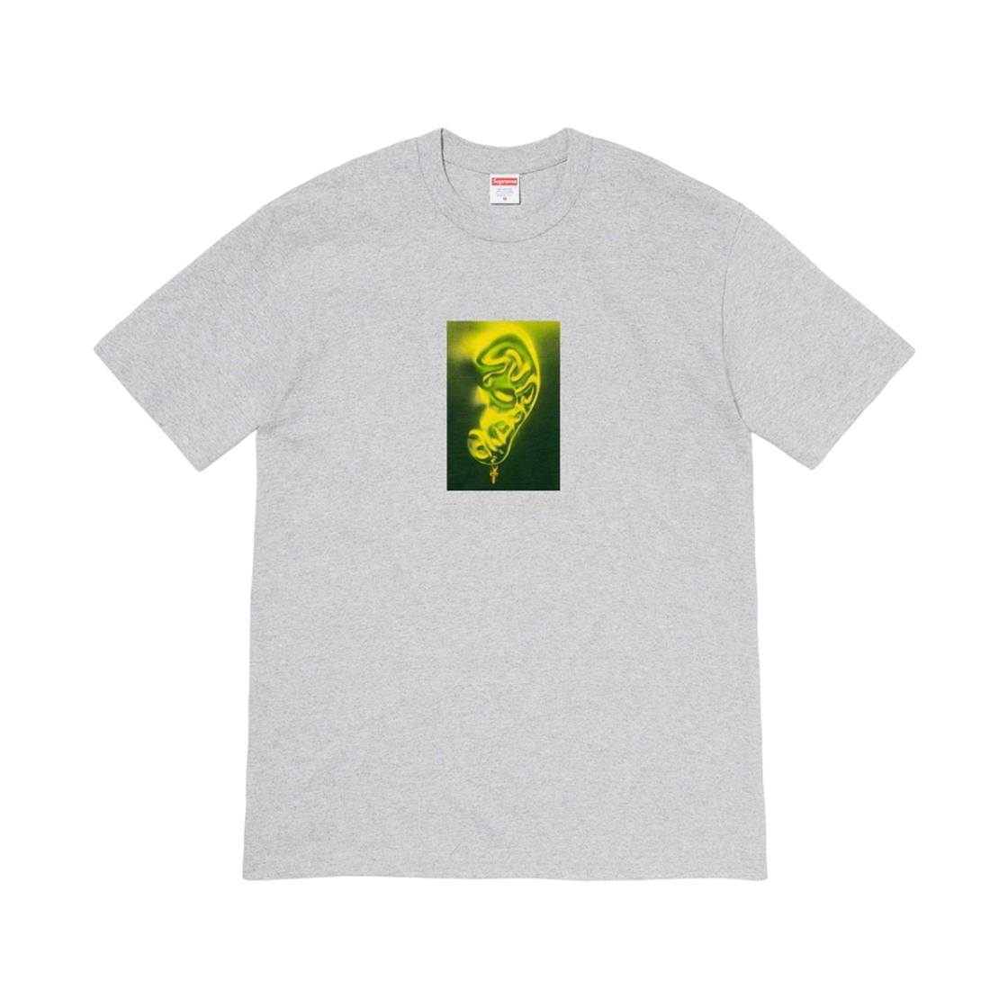 슈프림 이어 티셔츠 헤더 그레이 - 21SS(Supreme Ear T-Shirt Heather Grey - 21SS) - 1