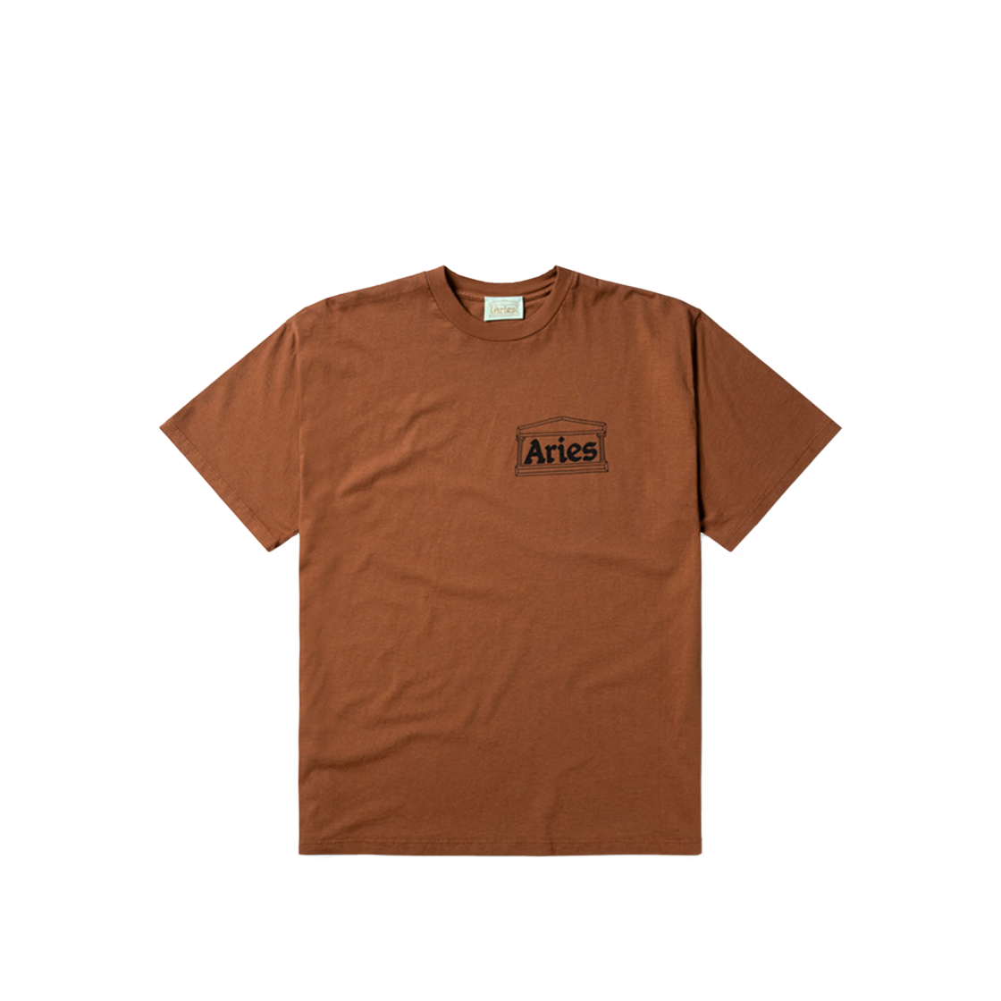 에리즈 얼라이즈 우먼 템플 SS 티 베이비 브라운 - 24FW(Aries Women Temple SS Tee Baby Brown - 24FW)