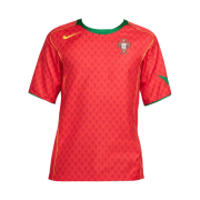 Nike Portugal 2004 Retro Soccer Replica Jersey Sport Red (Non Marking Ver.)