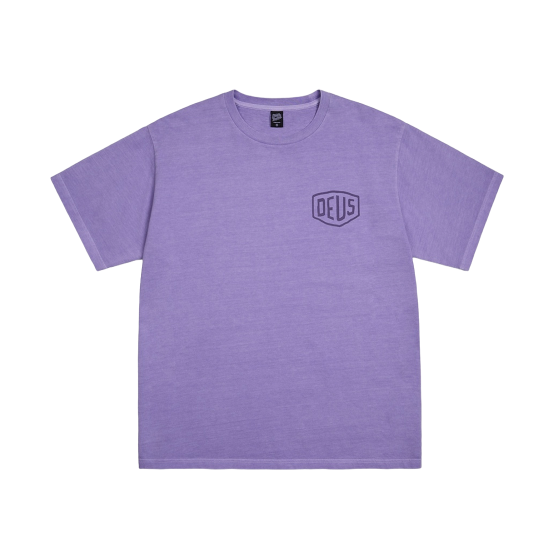 데우스 엑스 마키나 다이드 서울 컬리지 어드레스 티셔츠 퍼플(Deus Ex Machina Dyed Seoul College Address T-Shirt Purple) - 1