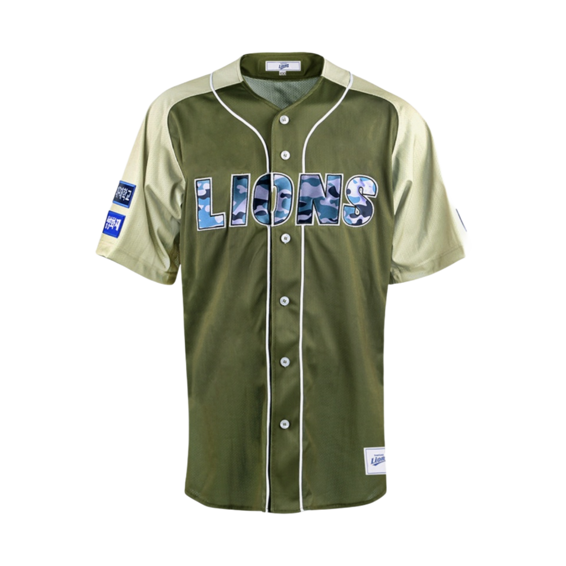 삼성 라이온즈 2023 밀리터리 유니폼 카키 (논 마킹 버전)(Samsung Lions 2023 Military Uniform Khaki (Non Marking Ver.)) - 1