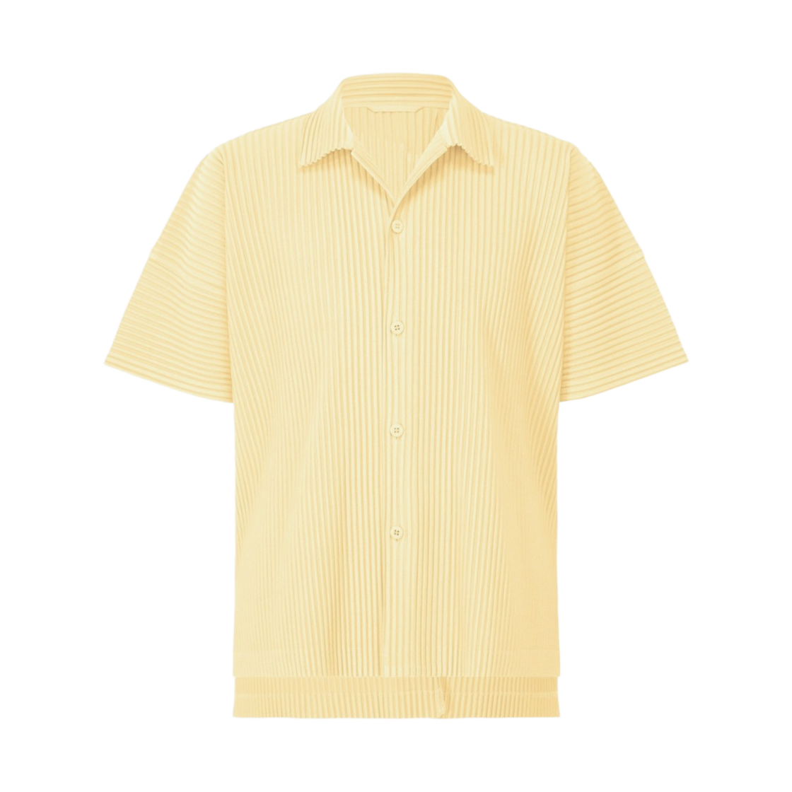 옴므 플리세 이세이 미야케 먼슬리 컬러 줄라이 셔츠 라이트 옐로우(Homme Plisse Issey Miyake Monthly Color July Shirt Light Yellow) - 1
