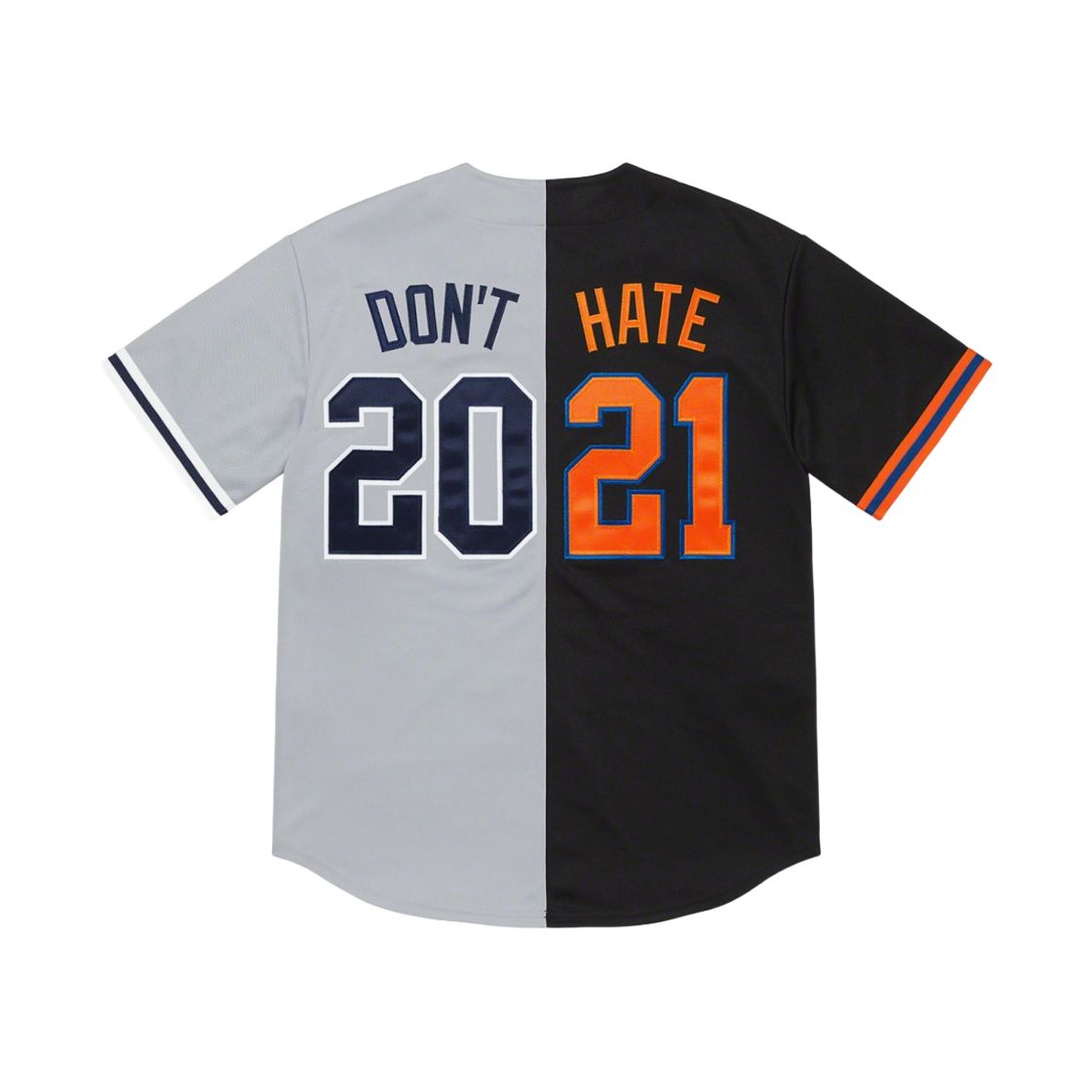 슈프림 돈 헤이트 베이스볼 저지 블랙 - 21SS(Supreme Don't Hate Baseball Jersey Black - 21SS) - 2