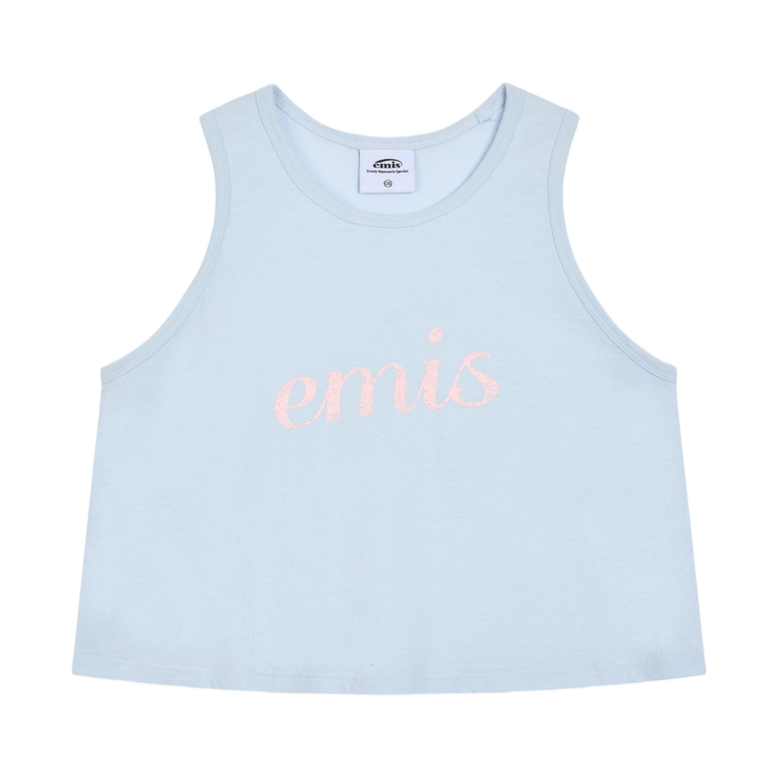 - (W) Emis Vintage Sleeveless Top Sky Blue