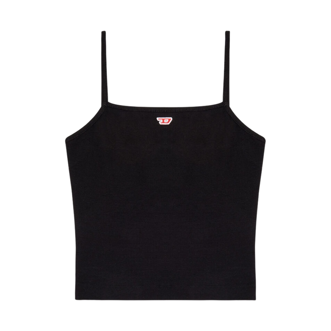 (W) 디젤 T-홉-D 로고 탱크탑 블랙((W) Diesel T-Hop-D Logo Tank Top Black)