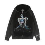 Peaches Mortal Racer Zip-Up Hoodie Black