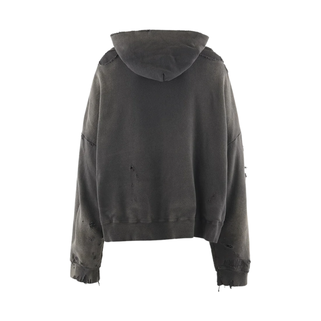 세인트 마이클 더블 페이스 집업 후드 차콜 - 24FW(Saint Mxxxxxx Double Face Zip Up Hoodie Chacoal - 24FW) - 2
