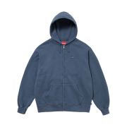Supreme Overdyed Small Box Zip Up Hooded Sweatshirt Dark Slate - 24SS