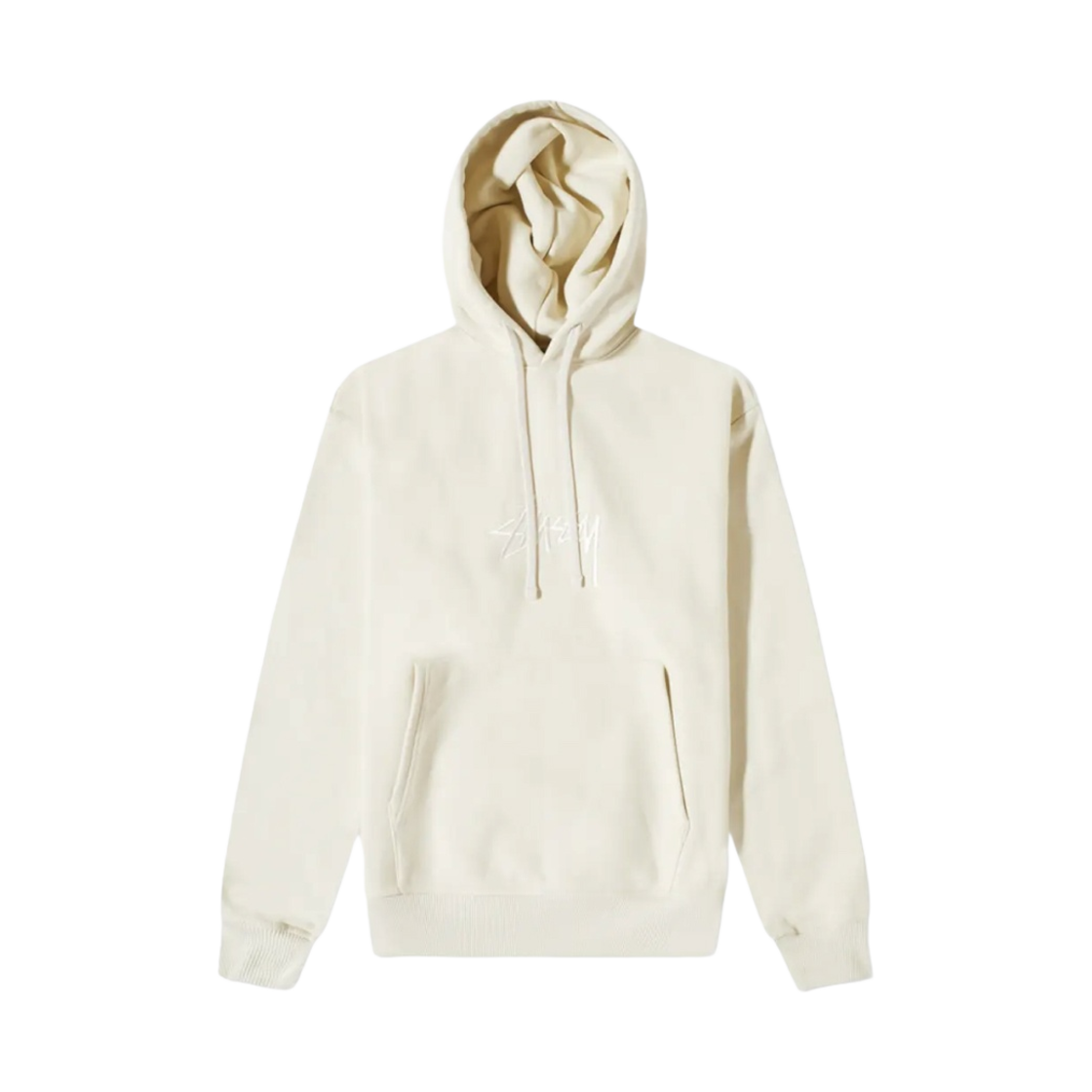 118475 Stussy Stock Logo Applique Hoodie Putty
