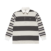 EPT Stripe Rugby Shirt Grey