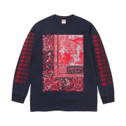 Supreme Saint Sebastian LS T-Shirt Navy - 24SS