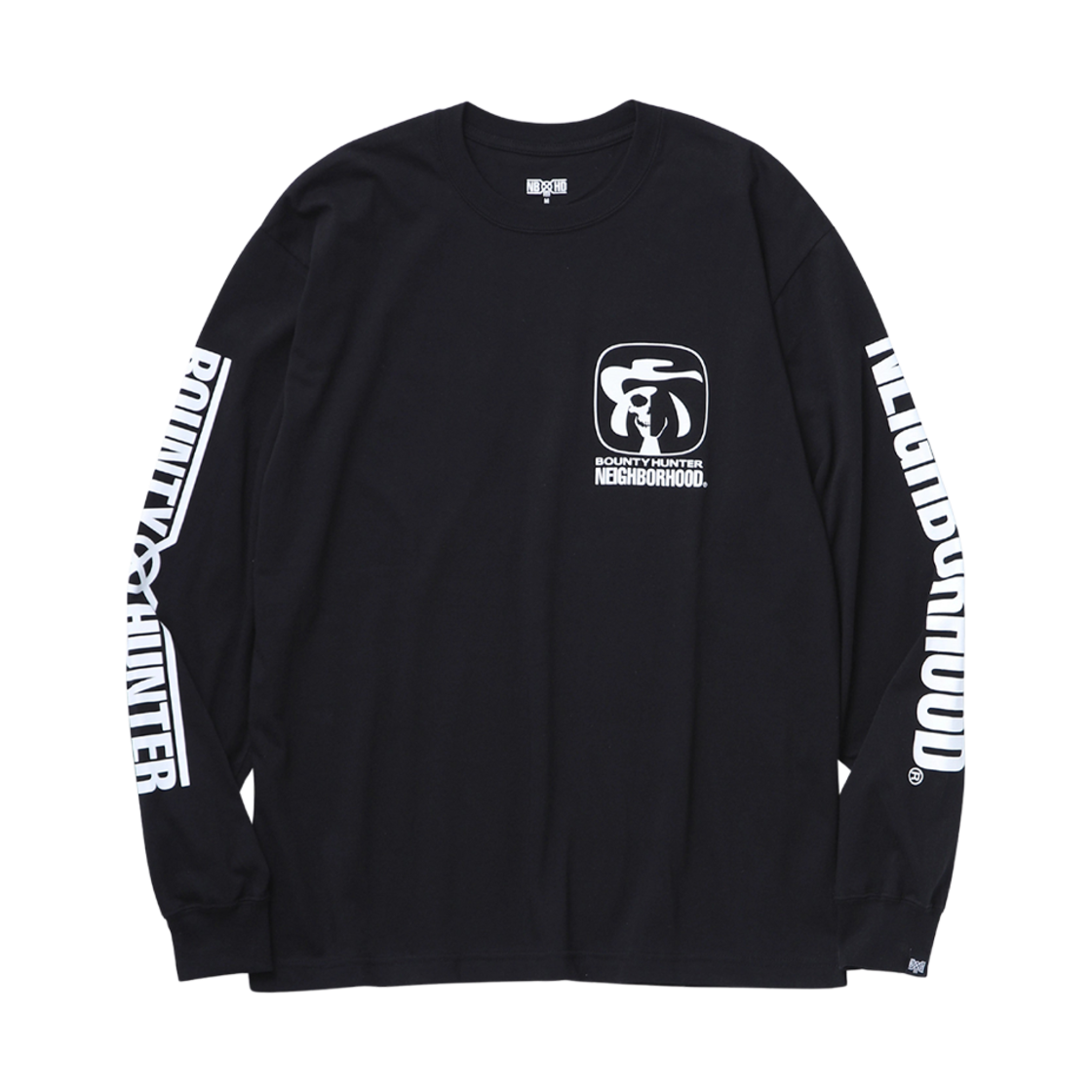 251PCBHN-LT02 Neighborhood x Bounty Hunter T-Shirt L/S 2 Black