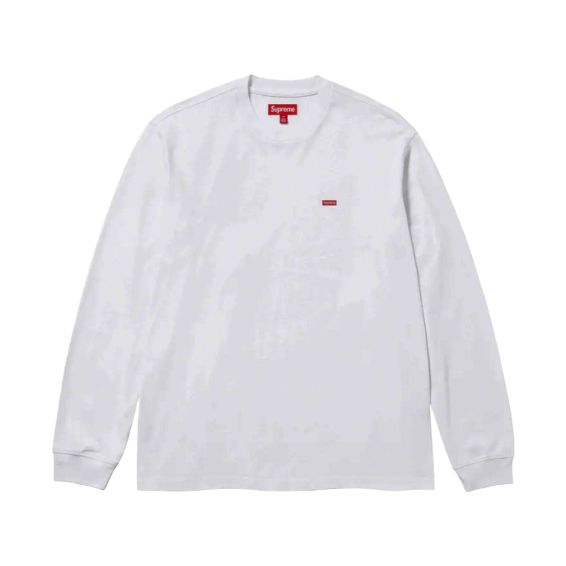 슈프림 스몰 박스 롱슬리브 티셔츠 화이트 - 23FW