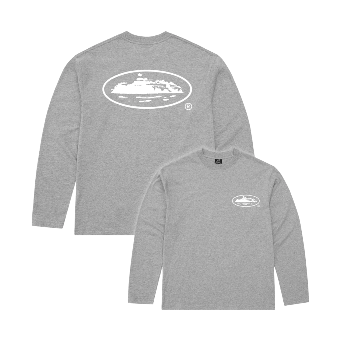 코르테이즈 OG 아일랜드 롱슬리브 티셔츠 그레이 | Corteiz | KREAM