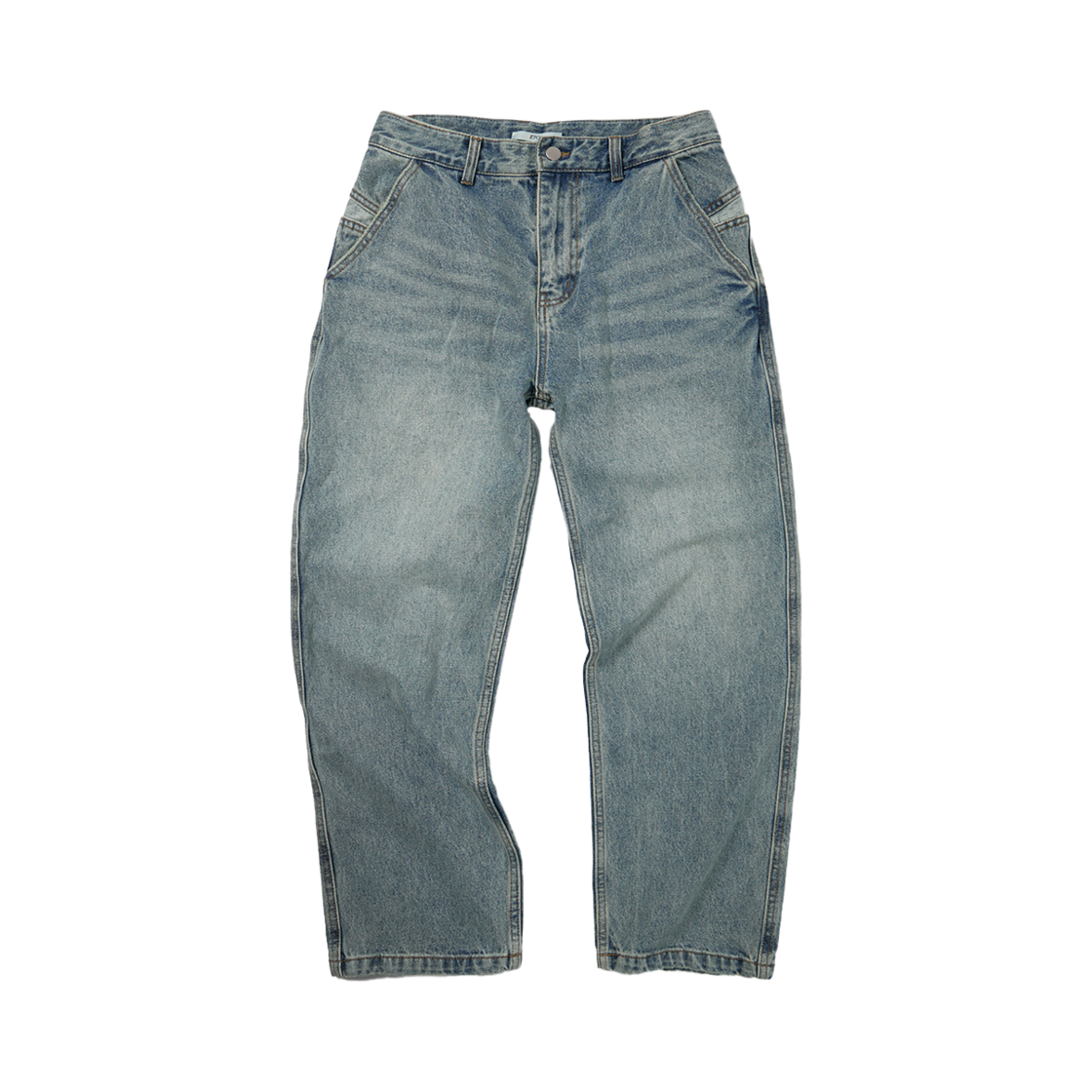 이티씨이 켄드릭 레귤러 데님 팬츠 블루(ETCE Kendrick Regular Denim Pants Blue)