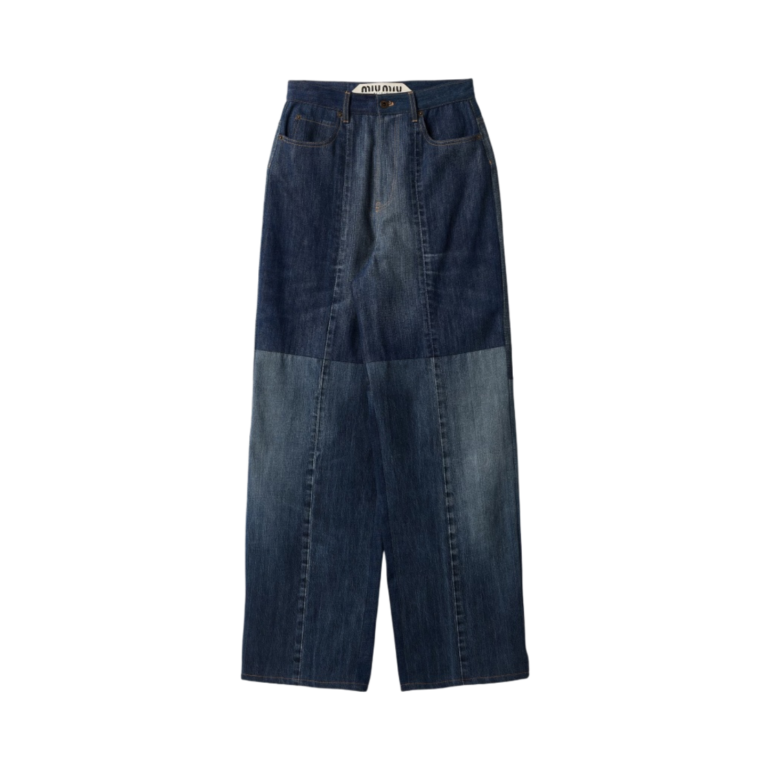 (W) 미우 미우 파이브 포켓 데님 진 네이비