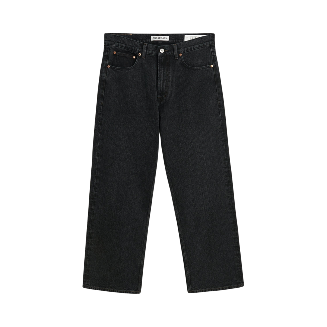 M4245TR Our Legacy Third Cut Real Black Chain Twill