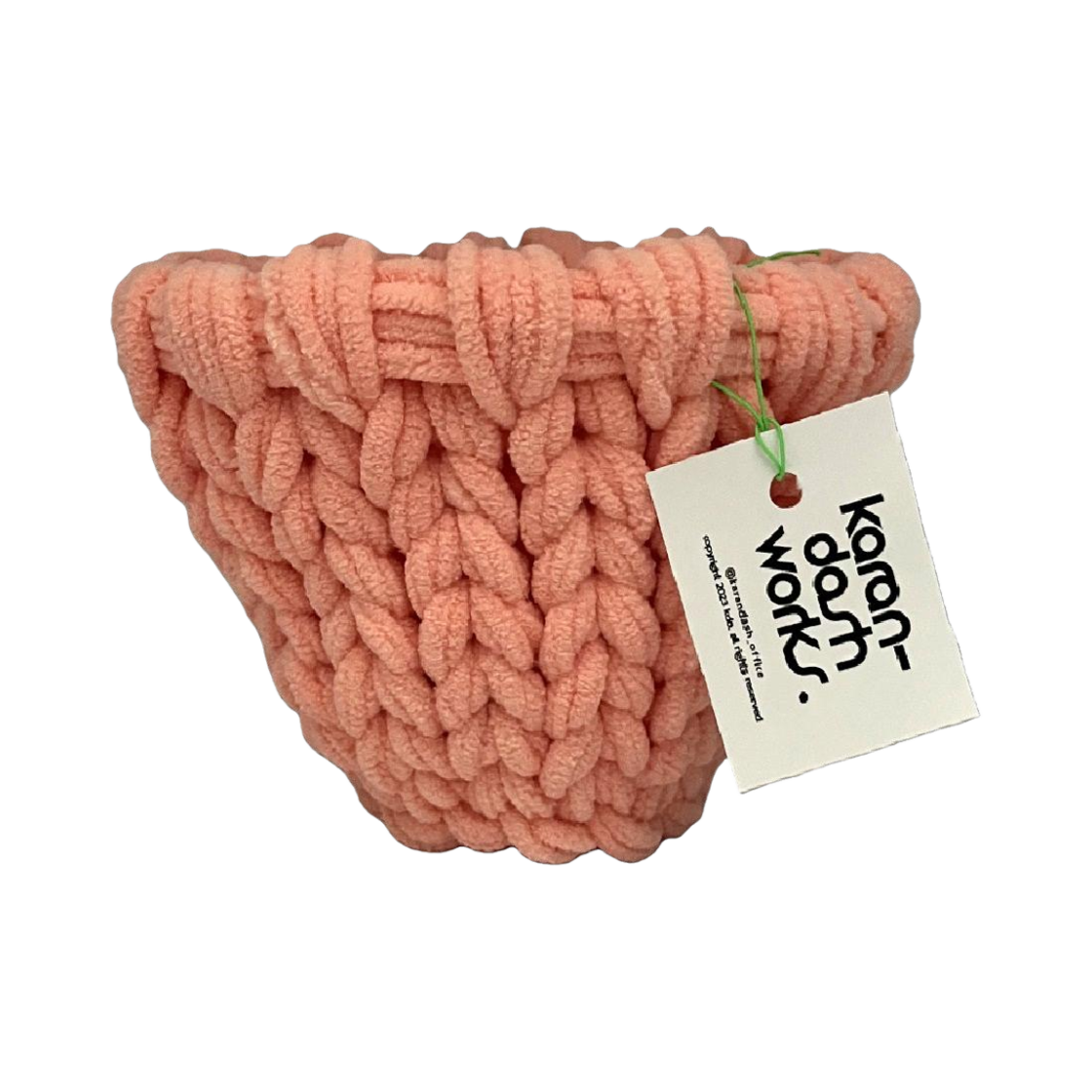 까란다쉬오피스 보송보송바구니 환타핑크(Karandash Office Pluffy Basket Fanta pink)