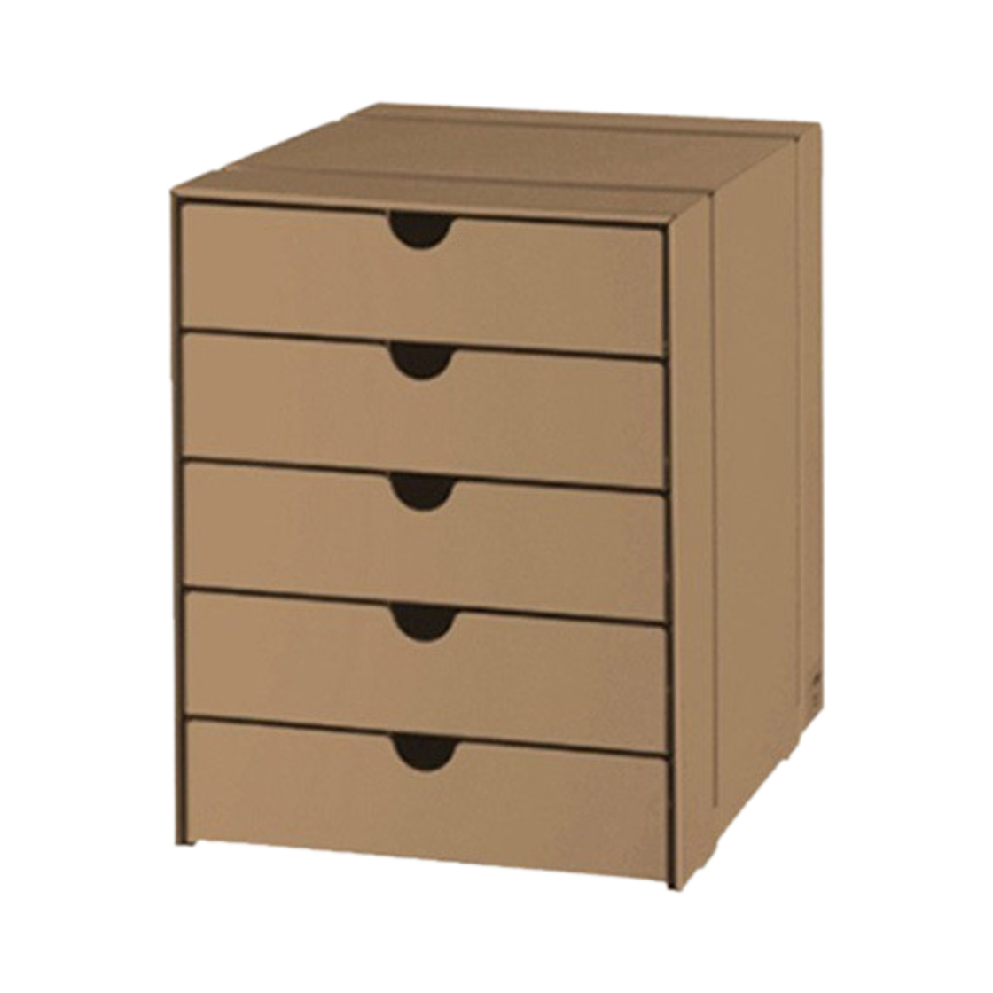 USM 이노스 박스 세트 C4 5단 트레이 베이지(USM Inos Box Set C4 with 5 Closed Trays Beige)