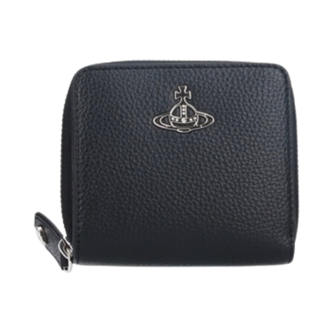 5107004JU-S000D-N403 Vivienne Westwood Orb Zipper Around Wallet Black