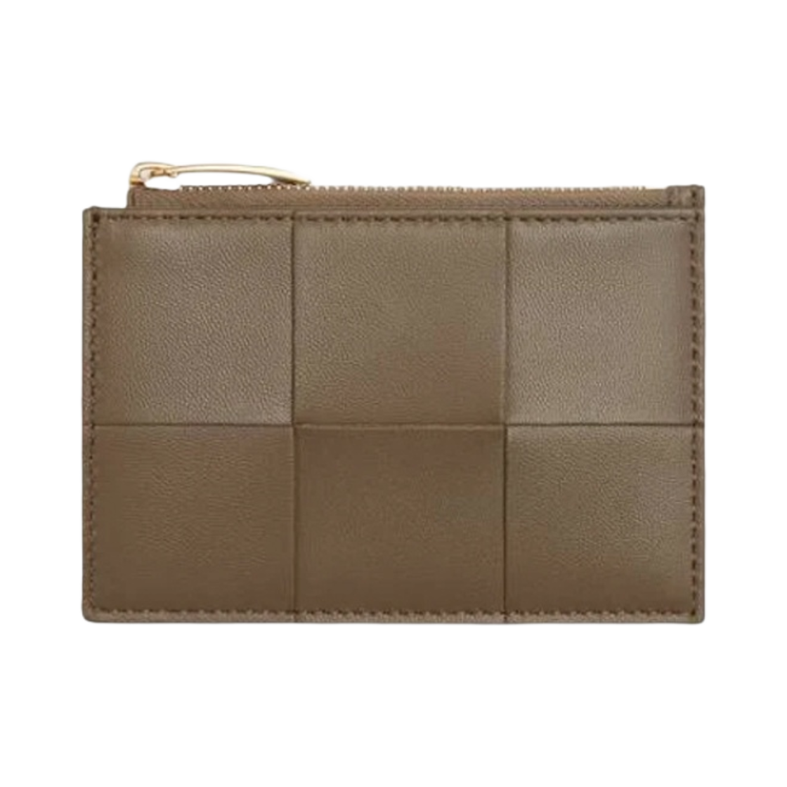 보테가 베네타 카세트 키 파우치 토프 그레이(Bottega Veneta Cassette Key Pouch Taupe Grey) - 1