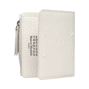 Maison Margiela Leather Flap Wallet Gray