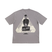 Palace x Porter Tri-Ferg Bell Boy T-Shirt Gray