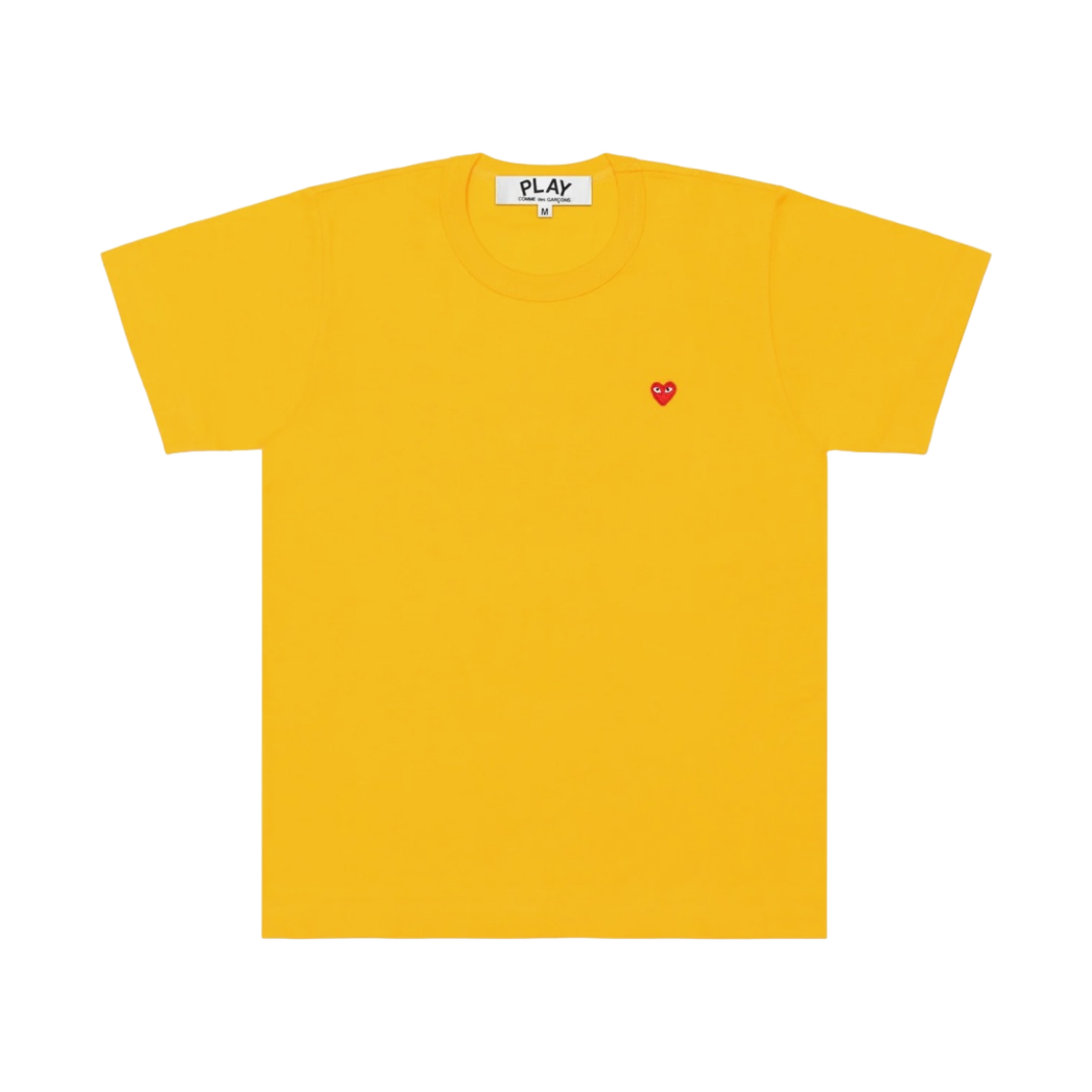 AZ-T314-051-2 Play Comme des Garcons Small Heart T-Shirt Yellow