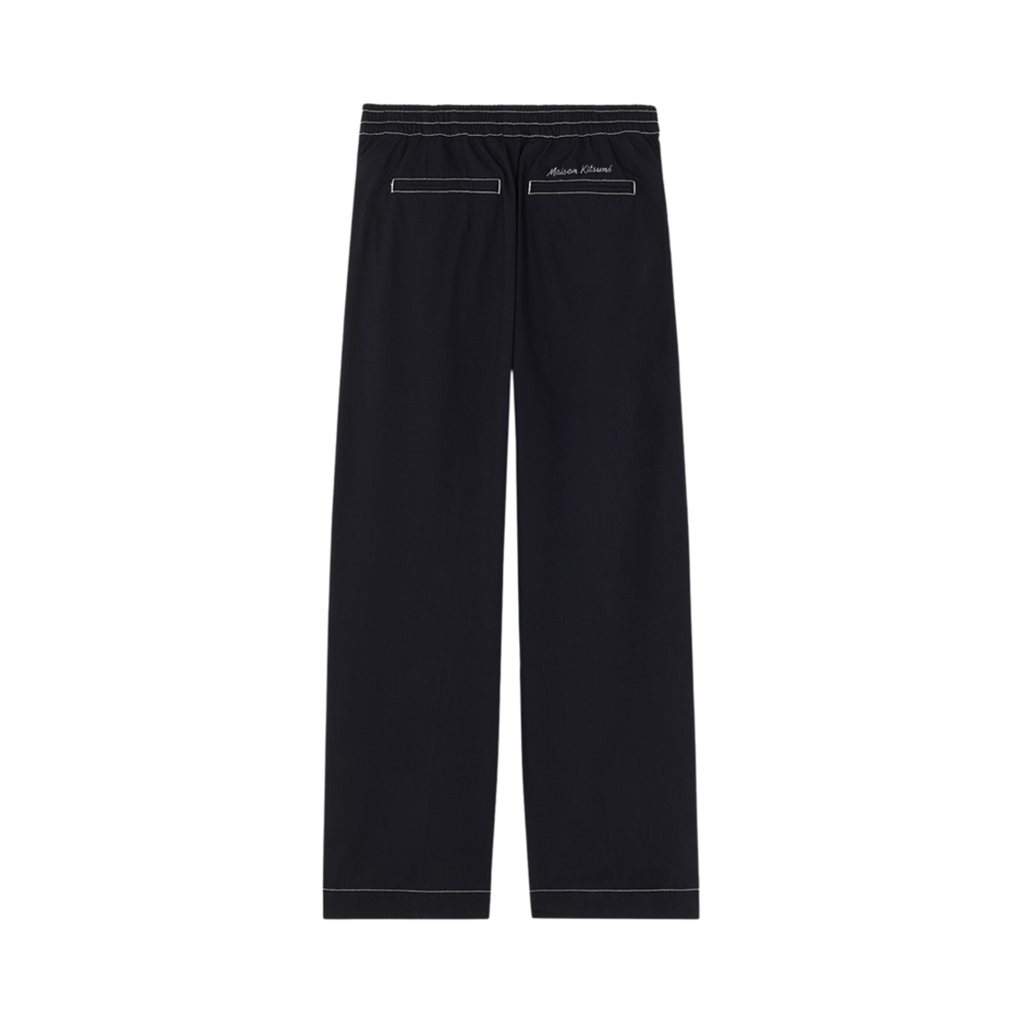 메종 키츠네 스트레이트 레그 팬츠 다크 네이비(Maison Kitsune Straight Leg Pants Dark Navy) - 2
