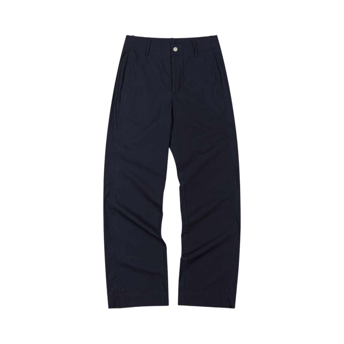 (W) 로우클래식 페이퍼 팬츠 네이비((W) Low Classic Paper Straight-Fit Pants Navy)