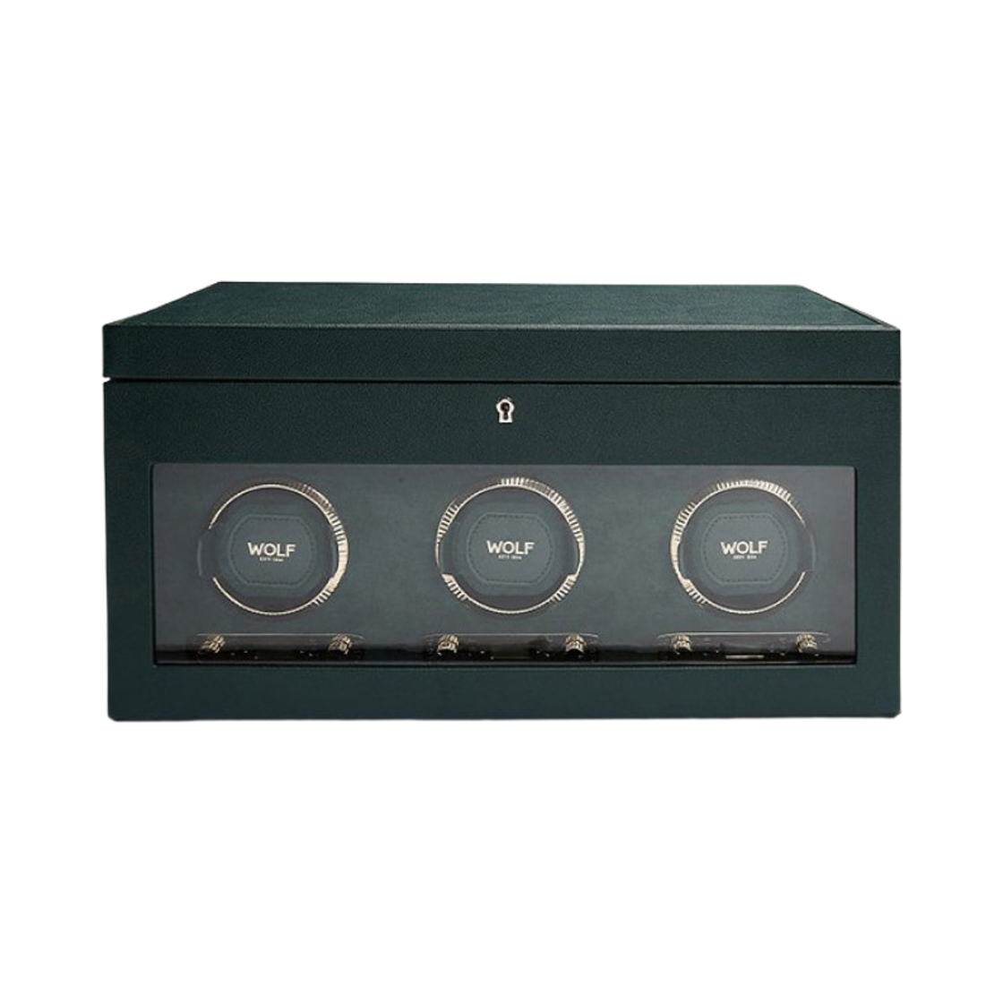 792341 Wolf 1834 British Racing Triple Watch Winder Green